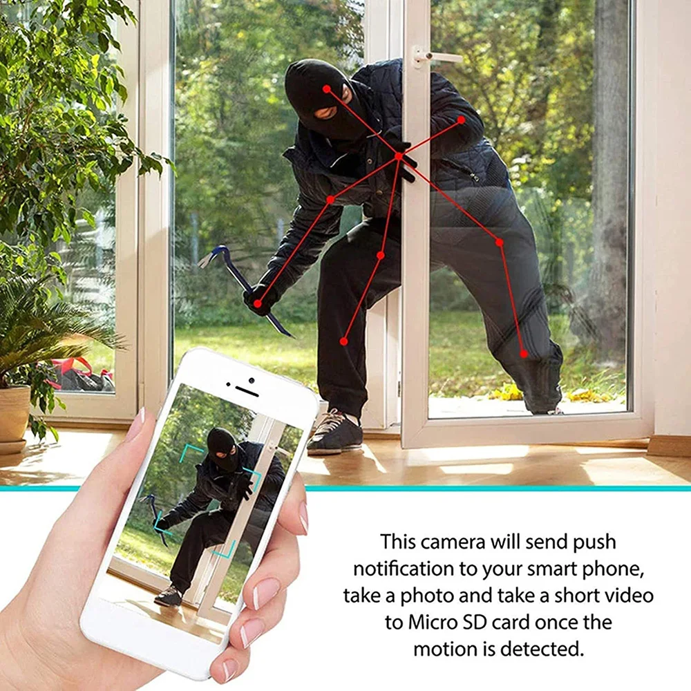 

Real HD 4K Mini Camera WiFi Smart Wireless Camcorder IP P2P HD Small Cam Motion Detection Night Vision Micra Cam