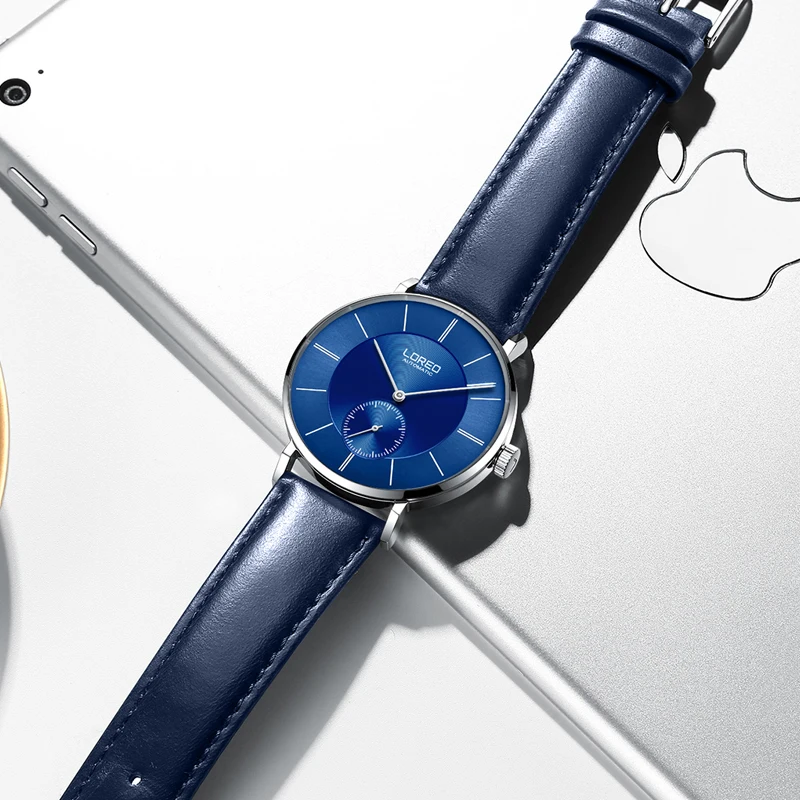 Мужские механические часы Horloges Mannen LOREO Wath деловые мужские топовые брендовые