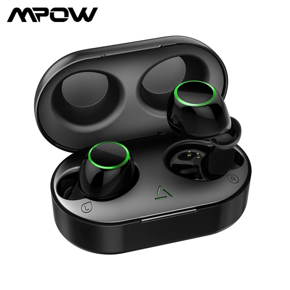 Улучшенные Mpow T6 TWS наушники Bluetooth 5 0 IPX7 водонепроницаемые беспроводные с