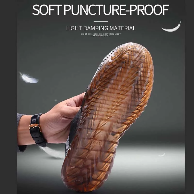 Мягкие легкие дышащие ботинки унисекс для работы в ночное время со