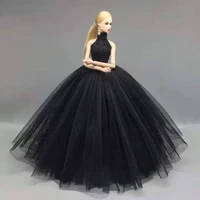 high neck wedding dresses 16 bjd doll clothes for barbie clothes outfit bridal party gown 30cm dolls accessory for barbie dress
