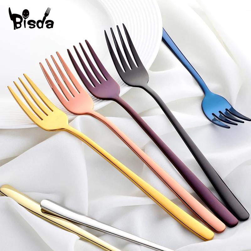 8 шт. вилки для фруктов и десертов из нержавеющей стали|Вилки| |