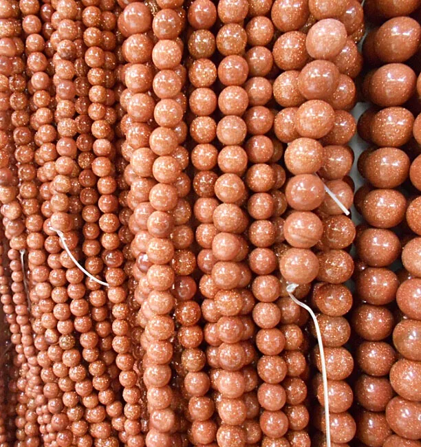 Бесплатная доставка круглые бусины из натурального золотого песчаника/золотого