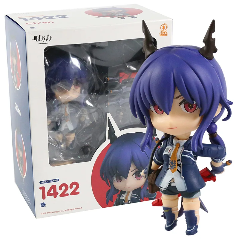 

Arknights Chen 1422 Face Changeable Action Figure Toy Doll
