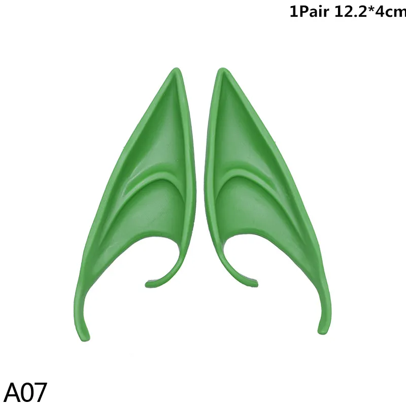 

1Pair Christmas Angel Dress Up Elf Ears Fairy Cosplay Accessories Halloween Festive Party Latex Soft Harmless False Ears Props