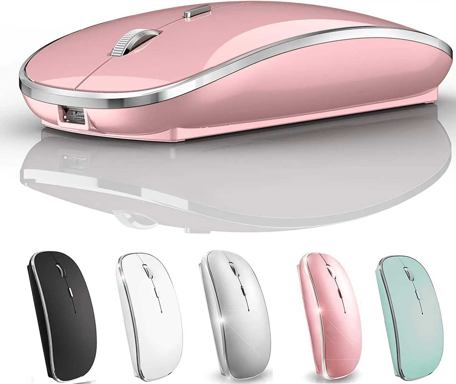 

Bluetooth Mouse Wireless Bluetooth Mouse for iPad Mac MacBook Pro MacBook Air iMac Chromebook Desktop Computer