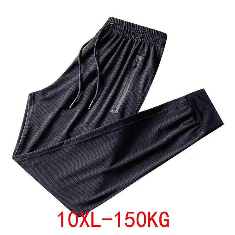 

Summer Autumn sports pants hole Breathable sweatpants Men plus size 8XL 9XL 10XL big sales cheap pants stretch elasticity Pants