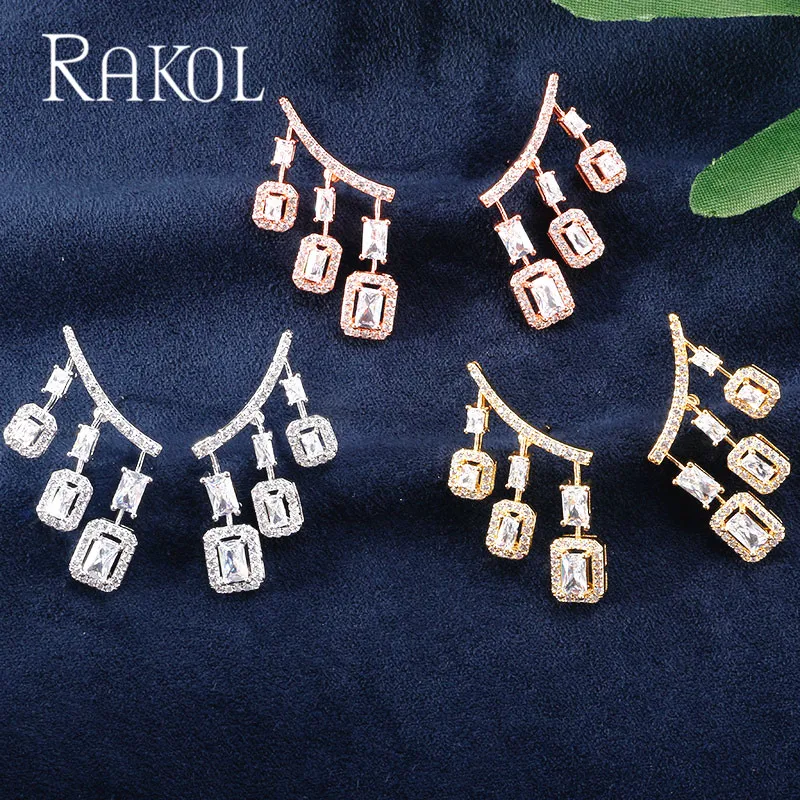 RAKOL брендовые новые модные босоножки из прозрачного материала на квадратном CZ