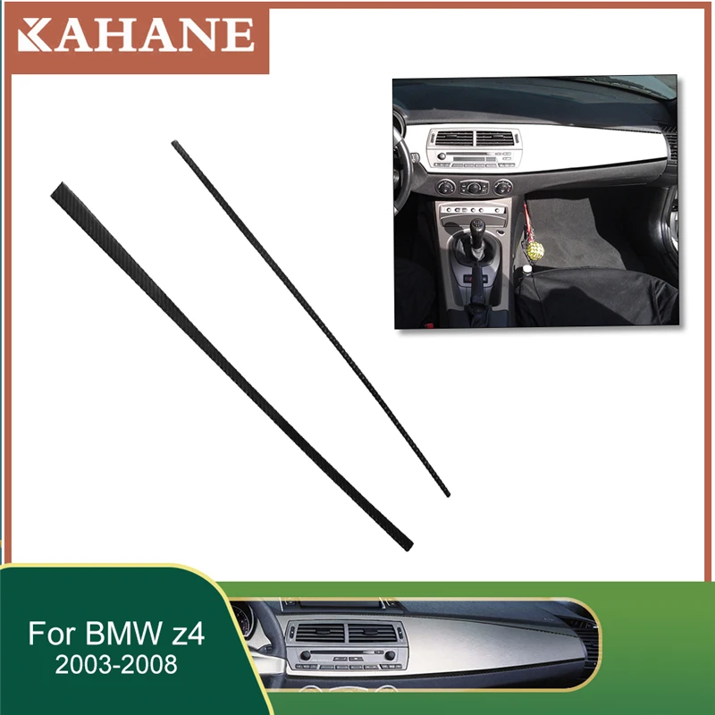 

For (Left Drive) BMW Z4 03-08 Main Instrument Panel Trim 2-piece Set Car Accessories Interior Carbon Fiber Stickers Decorative
