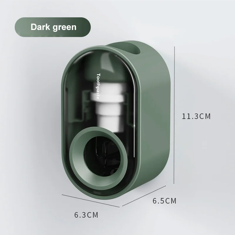 

Bathroom Accessories Set Automatic Toothpaste Dispenser Dust-proof Toothbrush Wall Holder Wall Mount Stand Bathroom Accessories