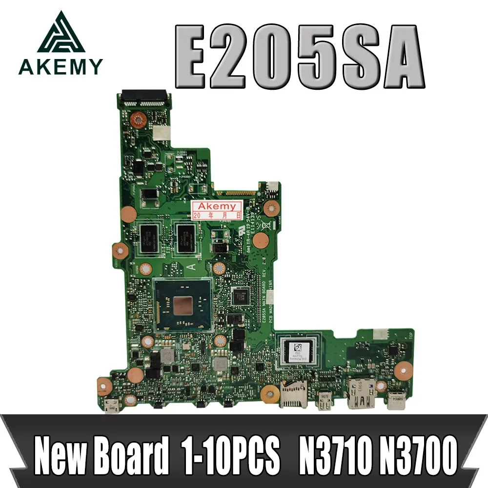

1-10PCS Akemy E205SA Laptop motherboard For Asus E205S E205SA TP200SA mainboard motherboard 2G/4G N3710 N3700