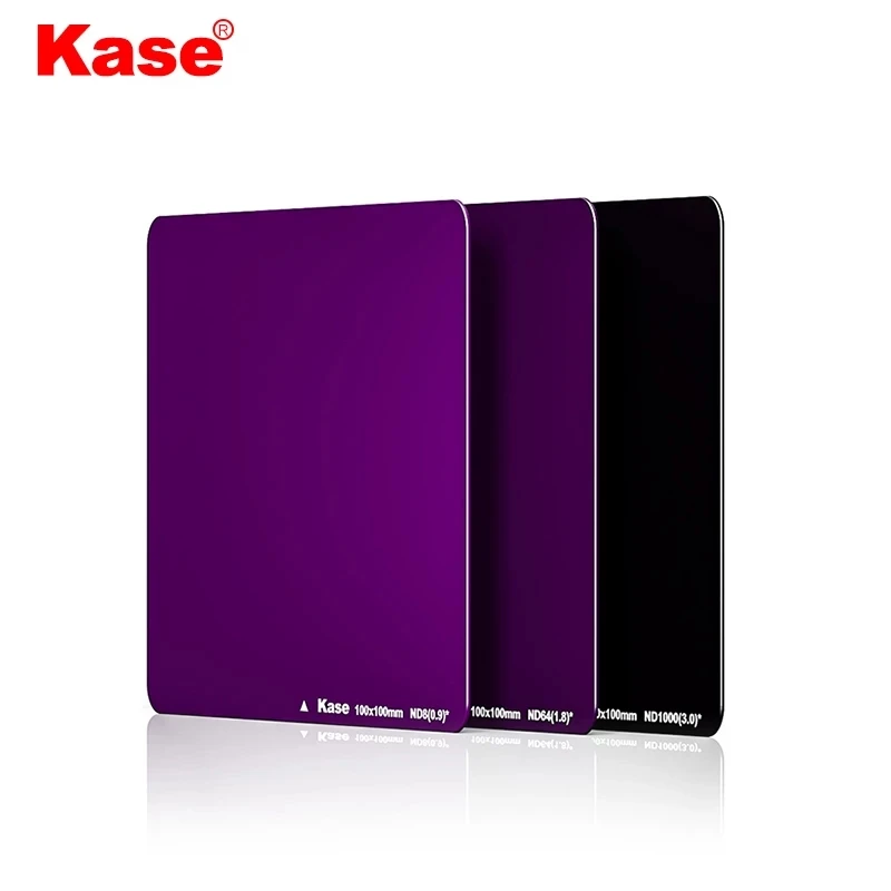 

Kase K100mm Wolverine series ND8 ND16 ND64 ND1000 square filter Neutral Density Filters