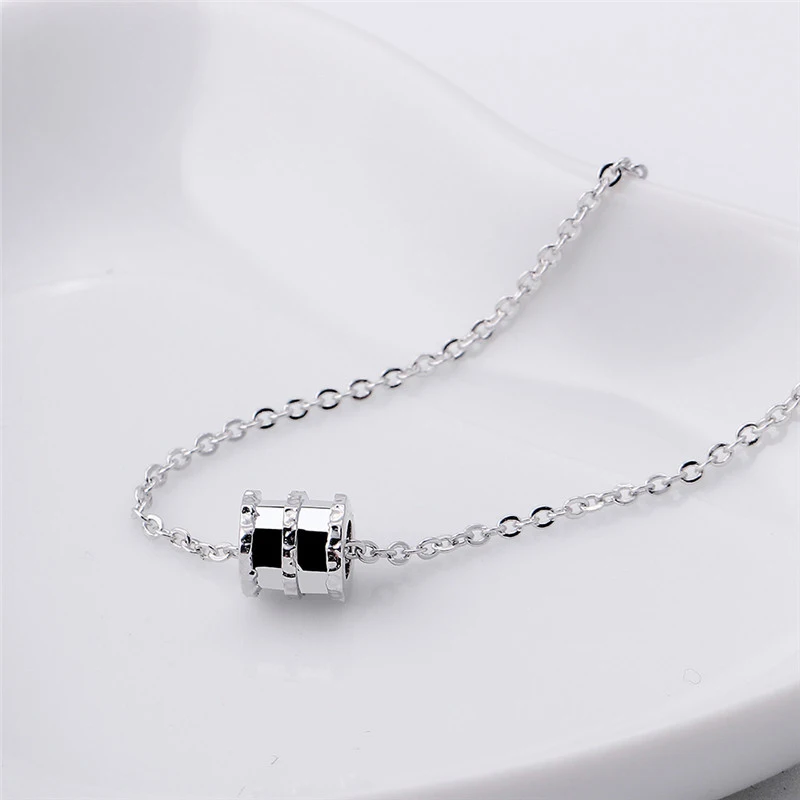 Женское Ожерелье цепочка цилиндр кулон простые украшения подарки магазин NYZ |