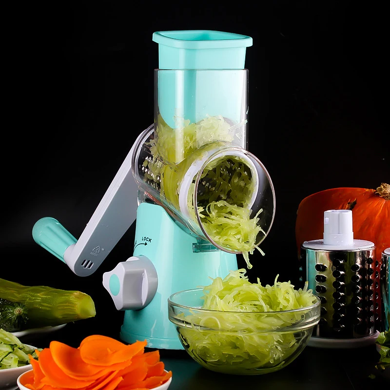 vegetable cutter round slicer graters potato carrot cheese shredder food processor vegetable chopper kitchen roller gadgets tool free global shipping
