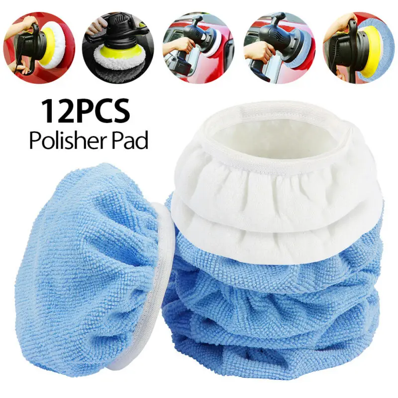 12 шт. аксессуары для полировки мягкой шерсти 5 6 дюймов|Полировальные подложки| |