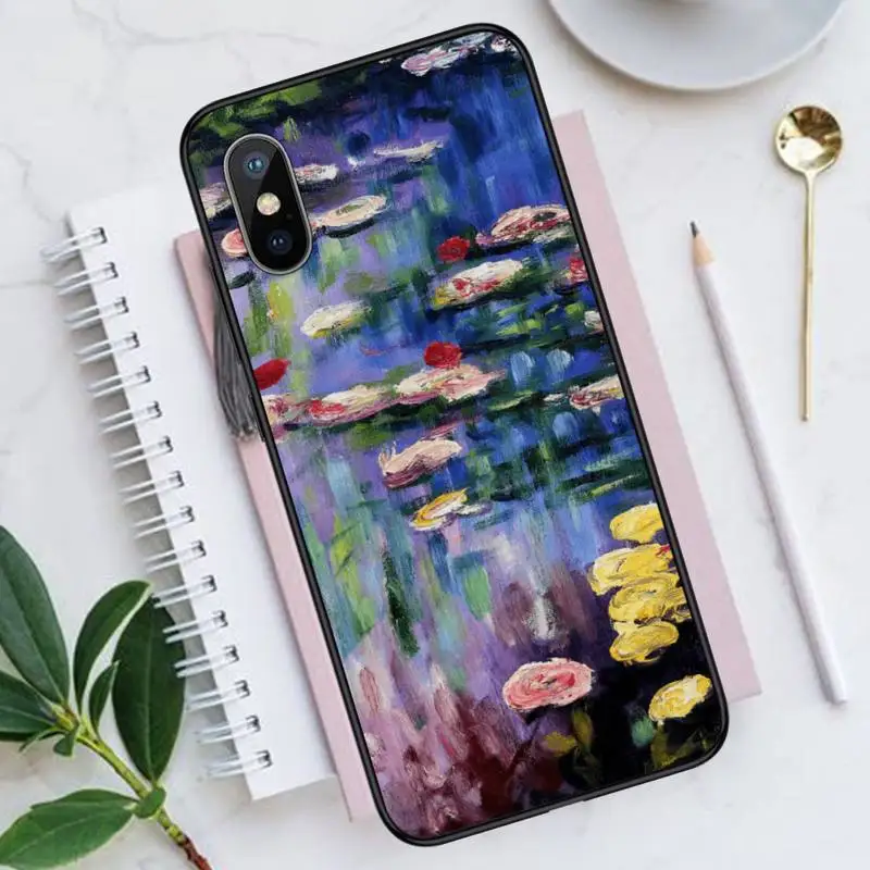 

Retro art painting Claude Monet Phone Case for iPhone 11 12 pro XS MAX 8 7 6 6S Plus X 5S SE 2020 XR Luxury shell funda coque