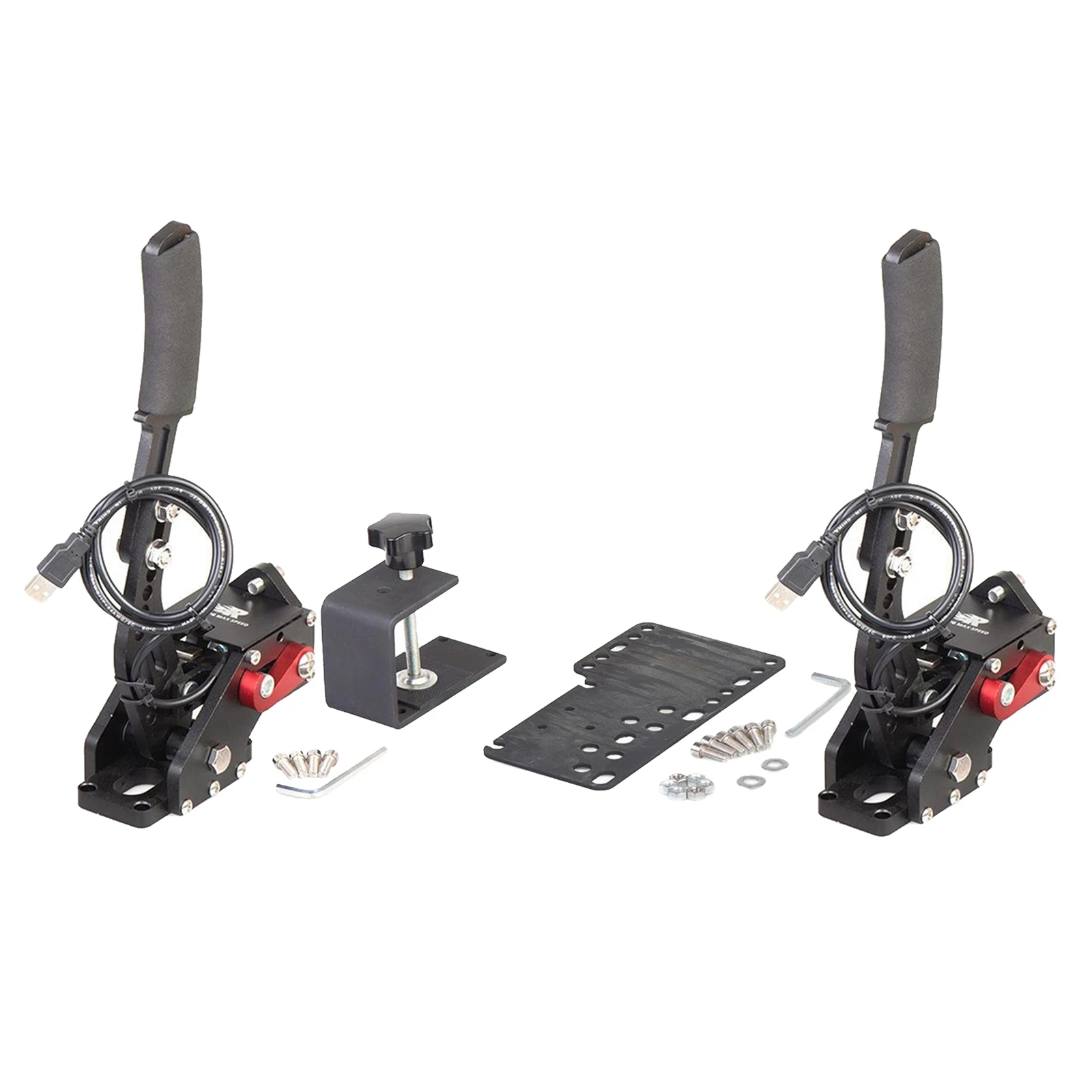 

USB Ручной тормоз + зажим для ПК Windows Sim Racing G25 G27 G29 T500 внедорожник