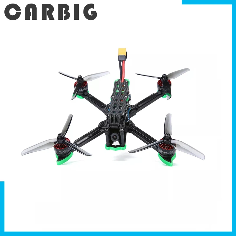 

IFlight Nazgul5 V2 240 мм 5 дюймов 4S 6S FPV Дрон BNF светодиодный светодиодная версия с SucceX-E F7 45A stack / RaceCam R1 Mini 1200TVL 2,1 мм камера