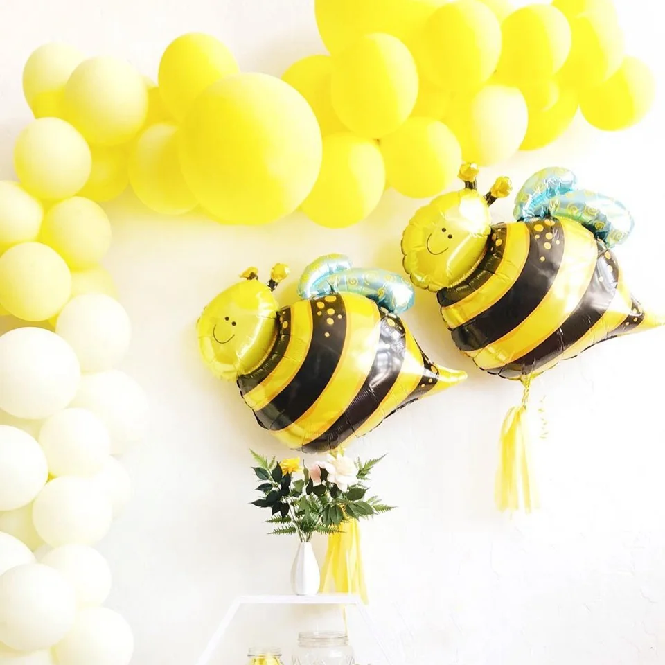 1 комплект, серия Honeybee, милые шары для детей, бумага для мамы и пчелы, баннер, пчела, торт, Топпер, дети, подарок вечеринка по случаю Дня рождения, украшение