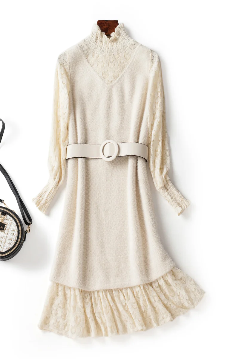 

Temperament Dress Goddess Fan Light Mature Style Design Fashion Skirt