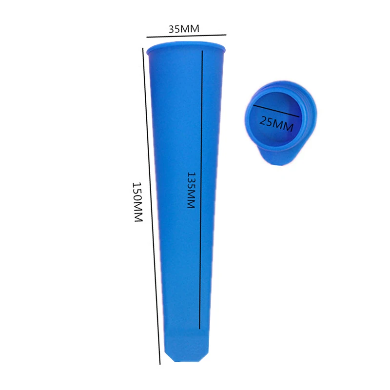 

Silicone Ice Tube Mold with Lids DIY Lolly Frozen Ice Cream Yogurt Popsicle Maker Tray Summer Drinking Home Kitchen Accessories