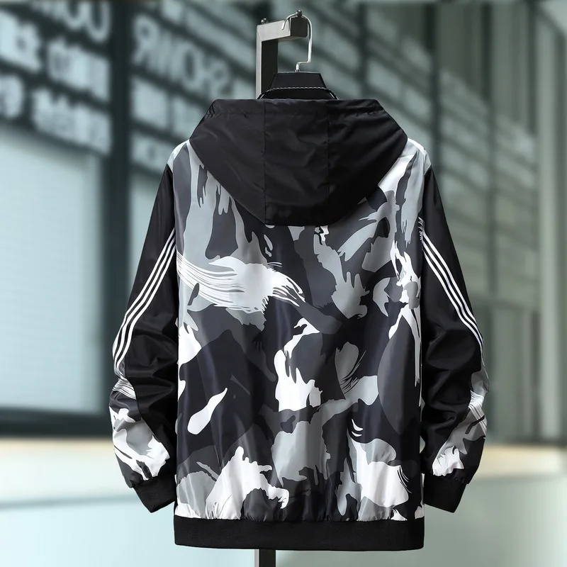 Мужская куртка больших размеров красный черный камуфляжный серый Подростковая для молодых людей 5XL 6XL 7XL 8XL