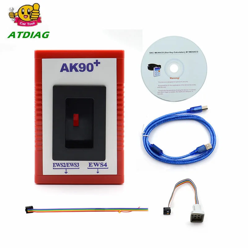 Последний V3.19 AK90 ключ программист + для всех BMW EWS от 1995 2005 OBD2 Копировать ключи