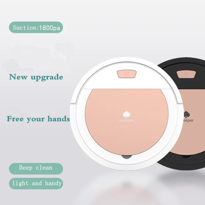 Автоматический умный робот пылесос с двойным вращением боковые щетки подъемники