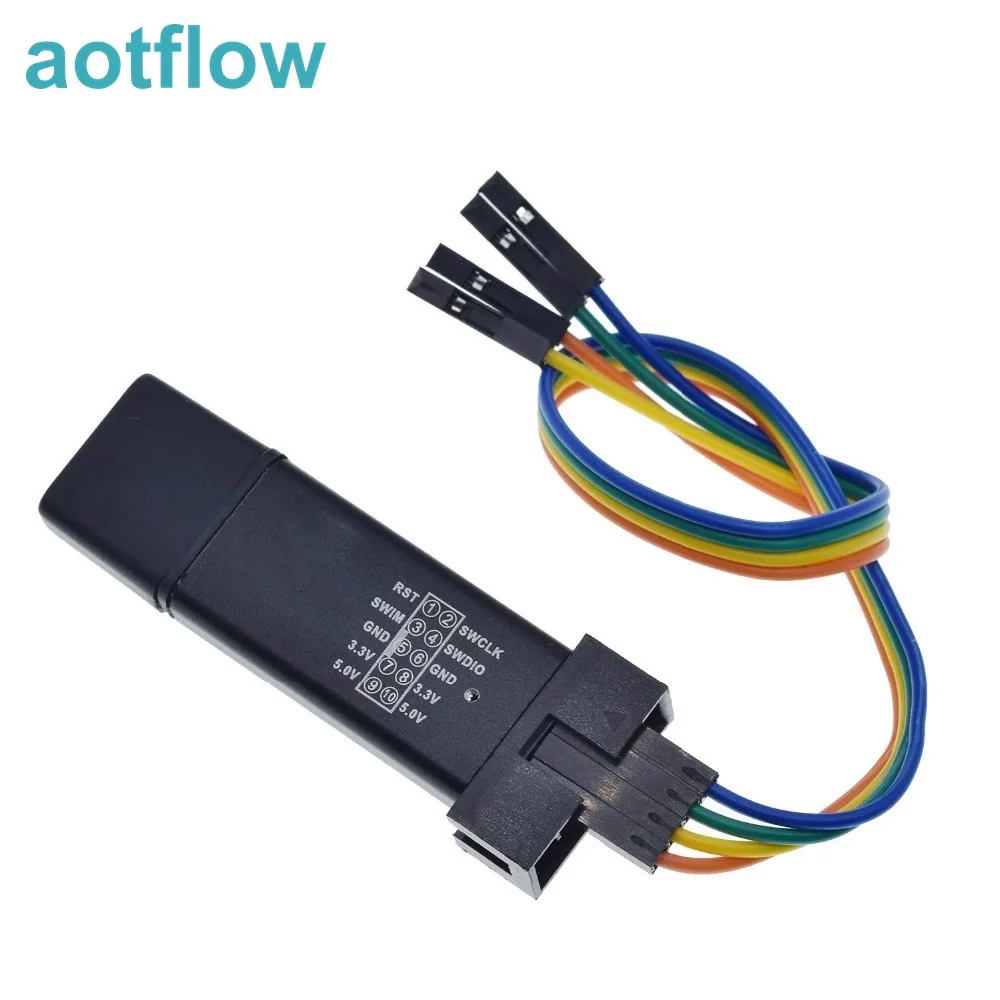 ST LINK Stlink ST-Link V2 Mini STM8 STM32 симулятор загрузки программирования с покрытием DuPont