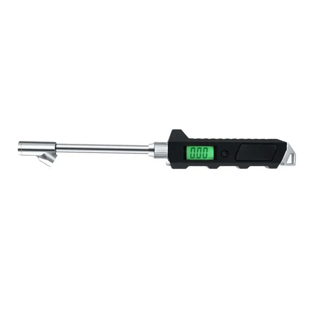 

0-16 Bar Dual Head Digital Tire Pressure Gauge Stainless Steel or Truck and RV