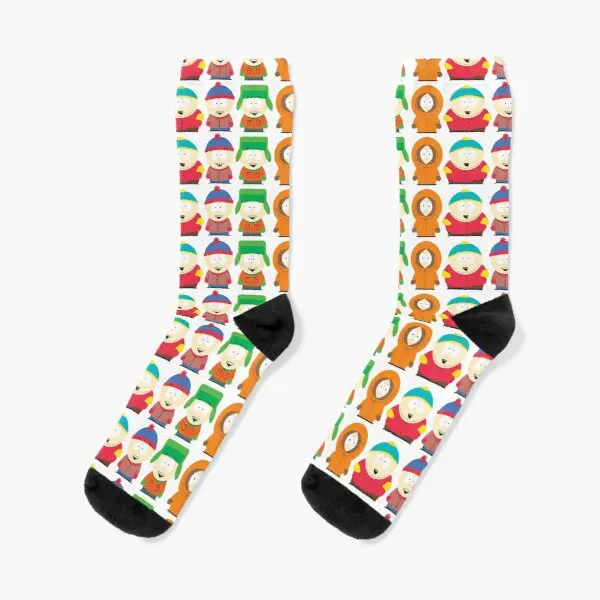 

Southpark Crew Socks Women Mens Black Ankle Knee High Best