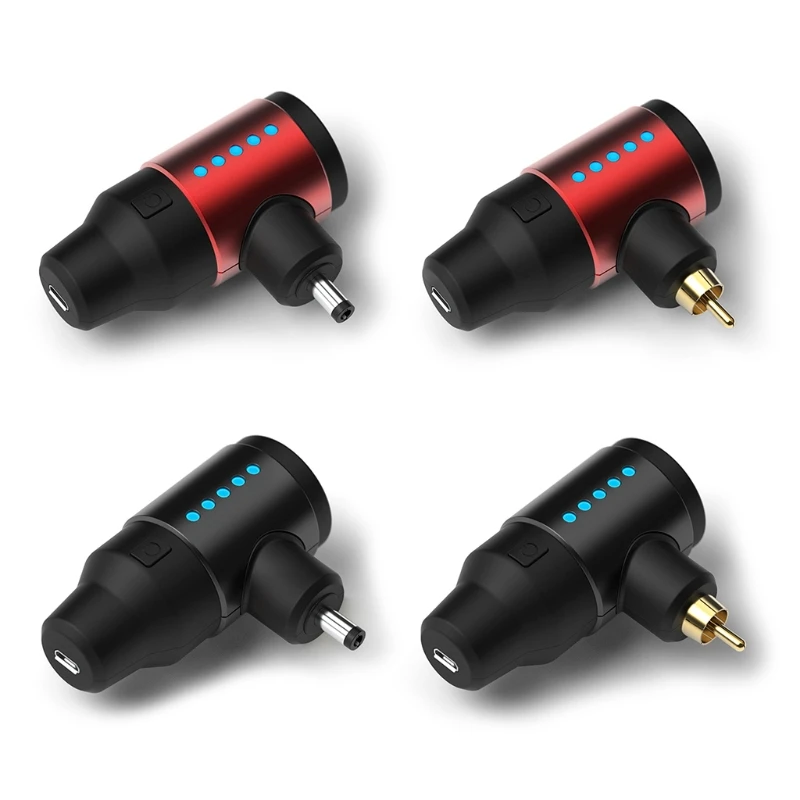 

Q1QD Professional Mini Wireless Tattoo Power RCA DC Connector for Rotary Pen Machine Portable Supplies