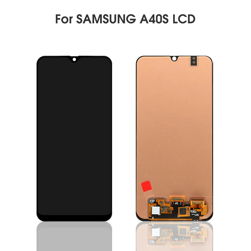 

100% Оригинальный AMOLED A40s ЖК-дисплей для Samsung A40s SM-A407 A407F A407FD дисплей и сенсорный дигитайзер в сборе сенсор стекло Ремонт