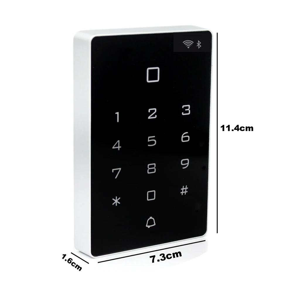 wifi tuya smart door lock door access control system standalone keypad 125khz card door entry access controller ip68 waterproof free global shipping