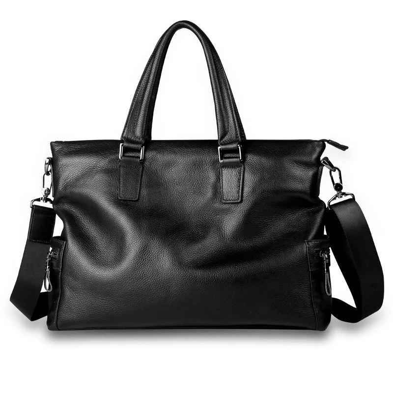 Men's Bag Leather Laptop Men's Briefcase Bag Office Men's Genuine Leather Bag Men Computer Business Bags Man Handbag