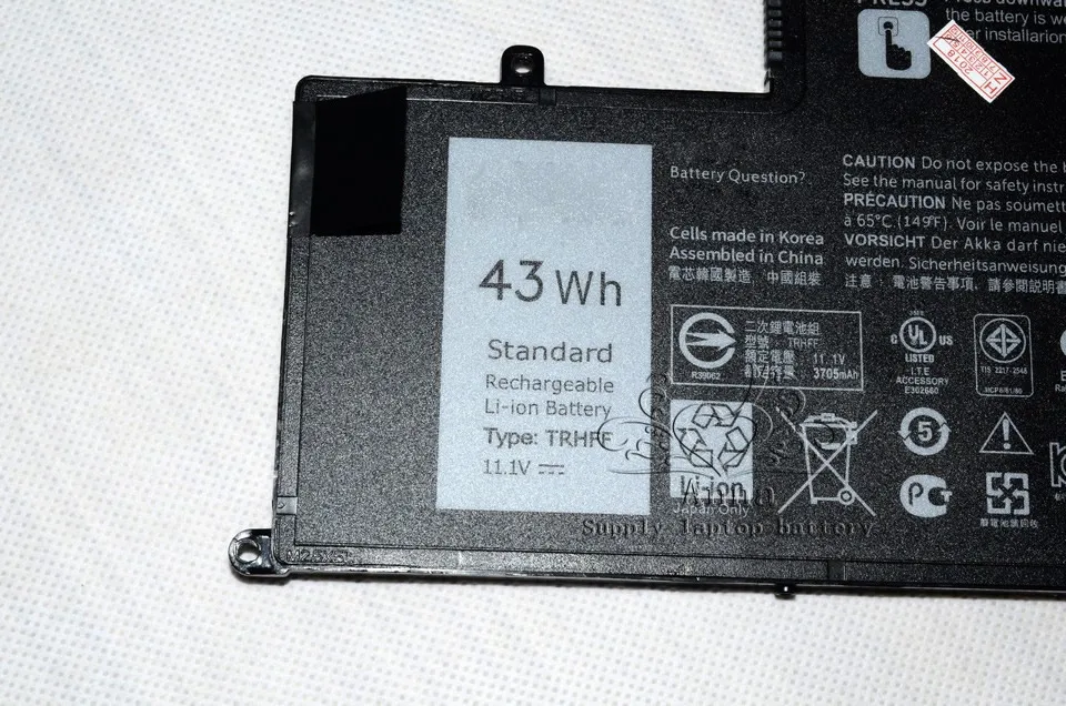 Оригинальный аккумулятор JIGU для ноутбука 01v2f6 1V2F6 DL011307 PRR13G01 TRHFF DELL Inspiron 15 5000 5547 Latitude