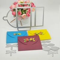 new big envelope metal dying cuts bow cutting dies for diy scrapbooking embossing paper cards that supplies decorative craft