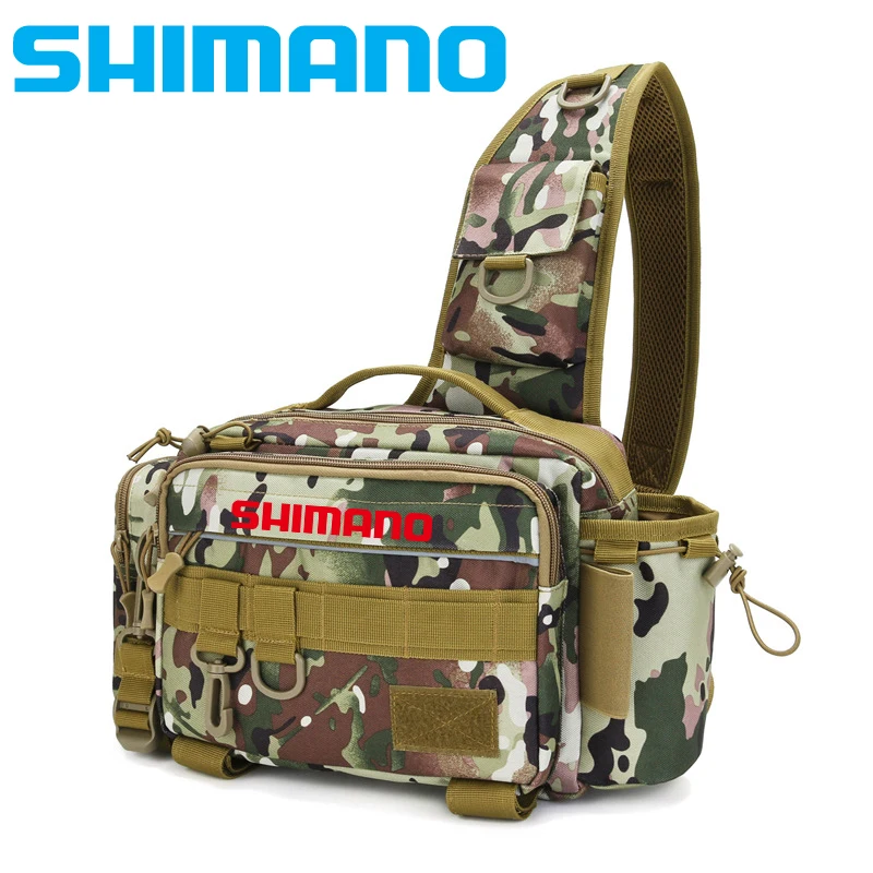 

Multifunctional Fishing Tackle Bags Single Shoulder Crossbody Bag Waist Pack Fish Lures Gear Utility Storage Fishing Bag