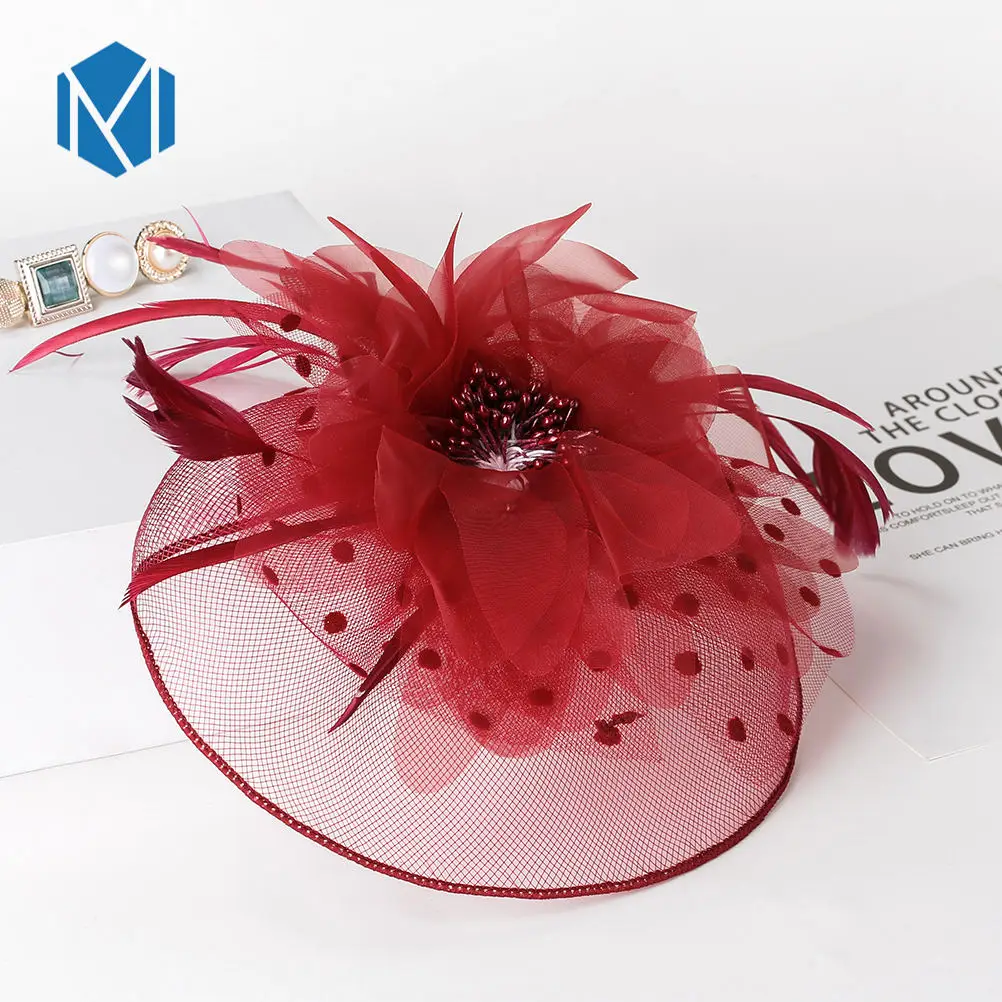 STYLE 4 A M MISM, женские элегантные заколки для волос, заколки для волос, полый цветок, бисер с перьями, резинки для волос, пряжа, Коктейльные, вечерние, свадебные аксессуары для волос - Цвет: STYLE 4 A