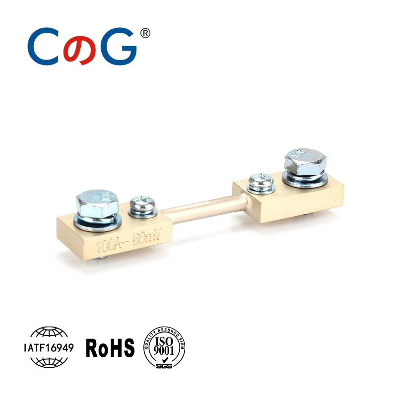 CG 5 шт. FL-2D DIN43703 1A 5A 10A 25A 30A 50A 100A 150A 60mV 100mV для Текущий Измерьте латунь резистор