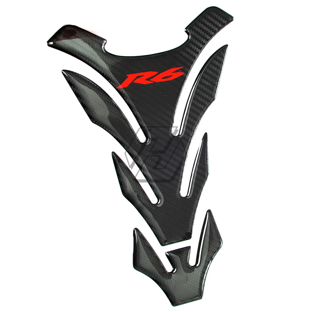 Наклейки для Yamaha YZF-R6 R6 Tankpad 3D углеродный вид защитные наклейки на бак мотоцикла |