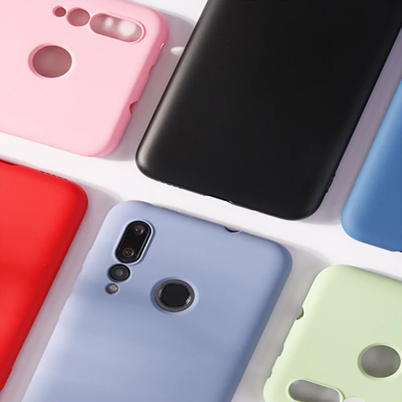 Мягкий чехол из жидкого силикона для телефона HuaWei Nova 4 5 5i противоударный 5Pro 5T 3i 3 2i
