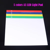 5 colors a3 led writing drawing tablet artcraft light box copyboard diamond painting large size tracing pad for painting sketchi