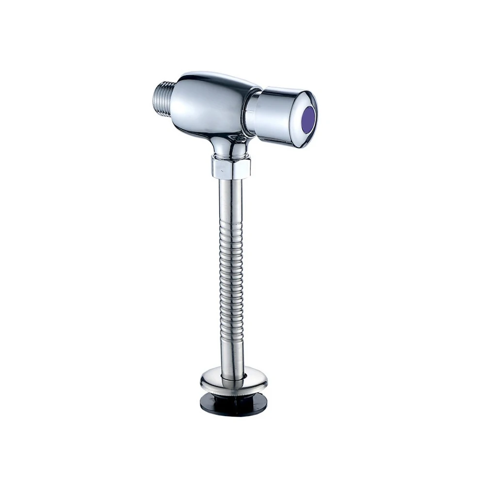 

Brass Material Chrome Finishing Color Wall Mounted Self Closing Time Delay Urinal Flush Valve