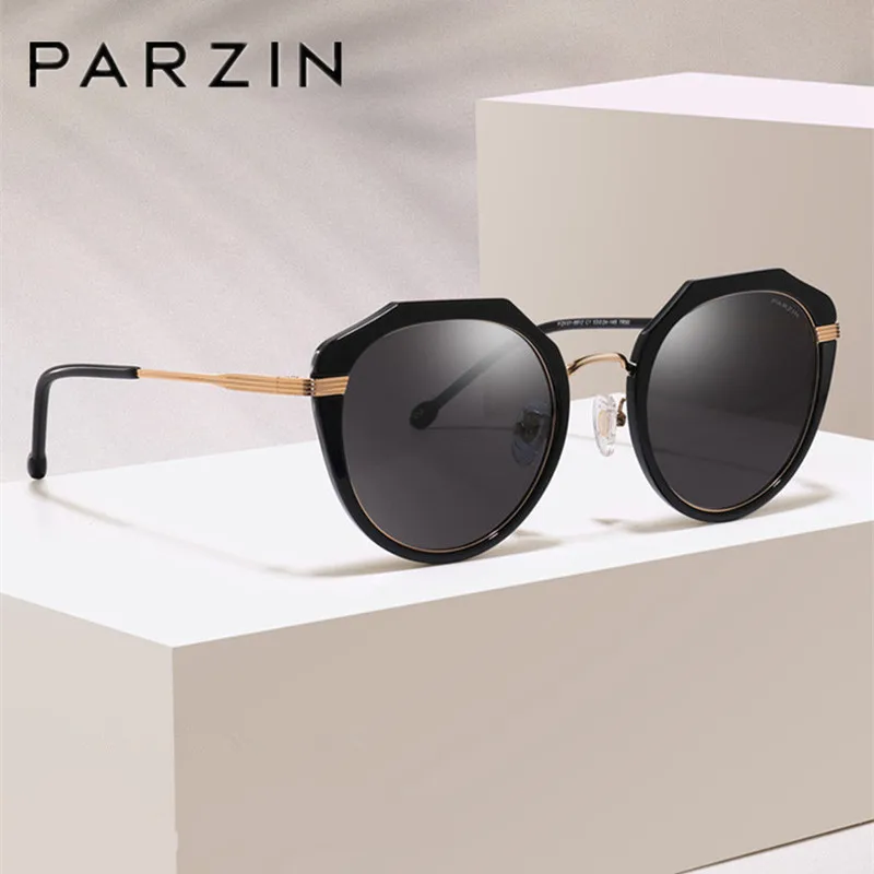 

PARZIN Polarized Sunglasses Women Female Sun Glasses UV Protection Ladies Glasses Shades Black 9912