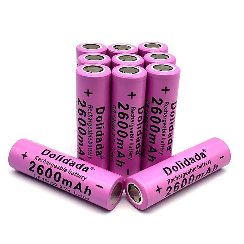 

2021 latest model inr18650 3.7V 2600mAH rechargeable battery wholesale price 30 pieces to 200 pieces