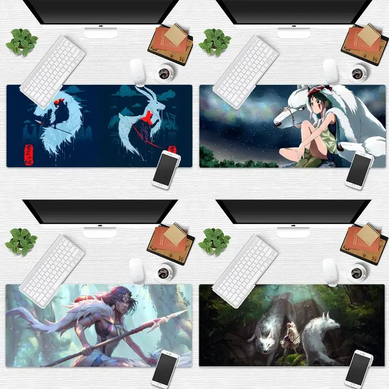

Anime Princess Mononoke Comfort Mouse Mat Gaming Mousepad Desk Table Protect Game Office Work Mouse Mat pad