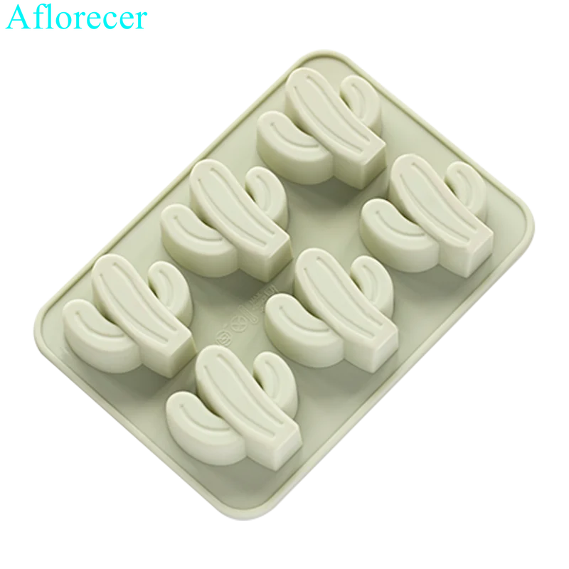 Конcretre цементная формочка в виде кактуса ароматический гипс восковая свеча