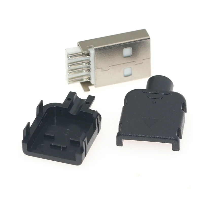 50/100 шт./партия USB коннекторы типа А 4p|Соединители| |