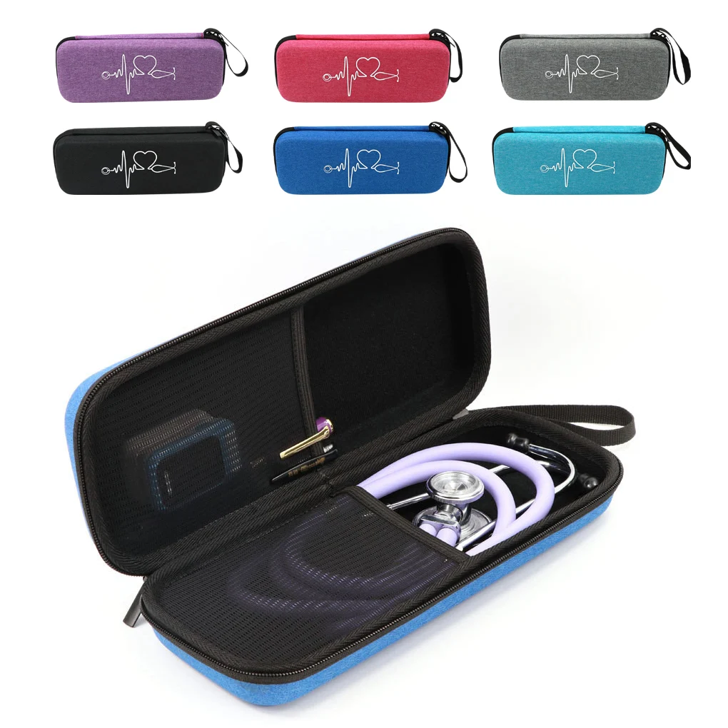 

Контейнер для хранения EVA на молнии, портативный водонепроницаемый держатель для путешествий светильник-голубой